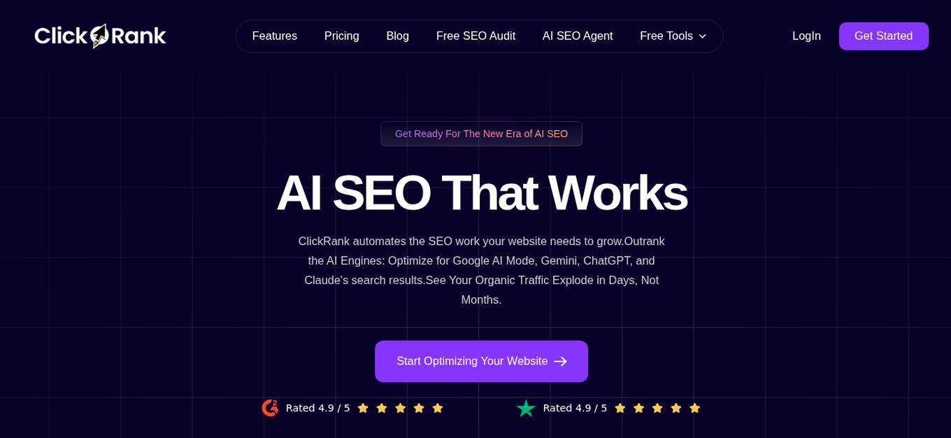 ClickRank Ai Screenshot