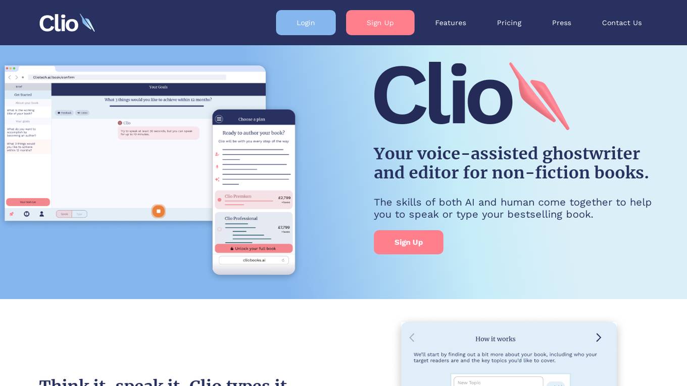 Clio screenshot