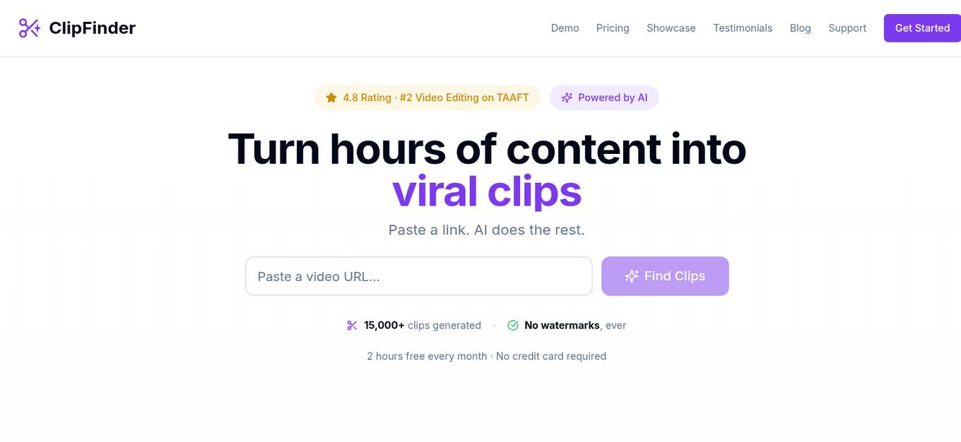 ClipFinder Screenshot