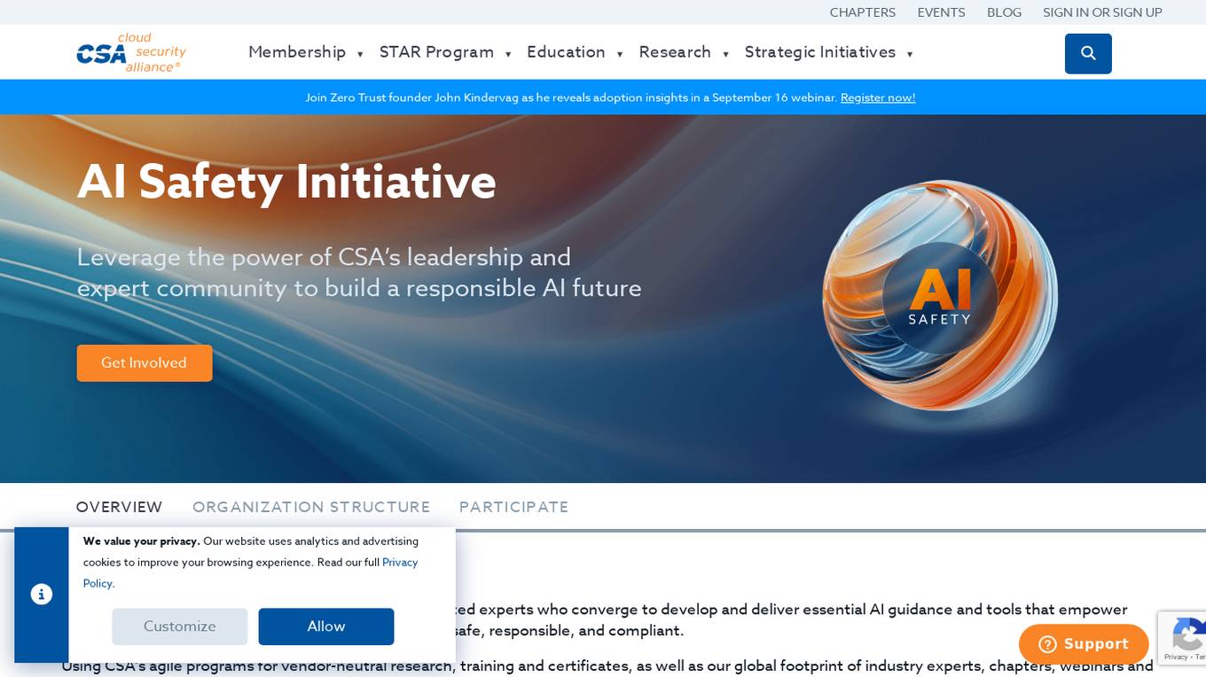 AI Safety Initiative Screenshot