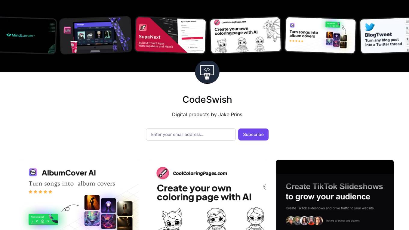 CodeSwish Screenshot