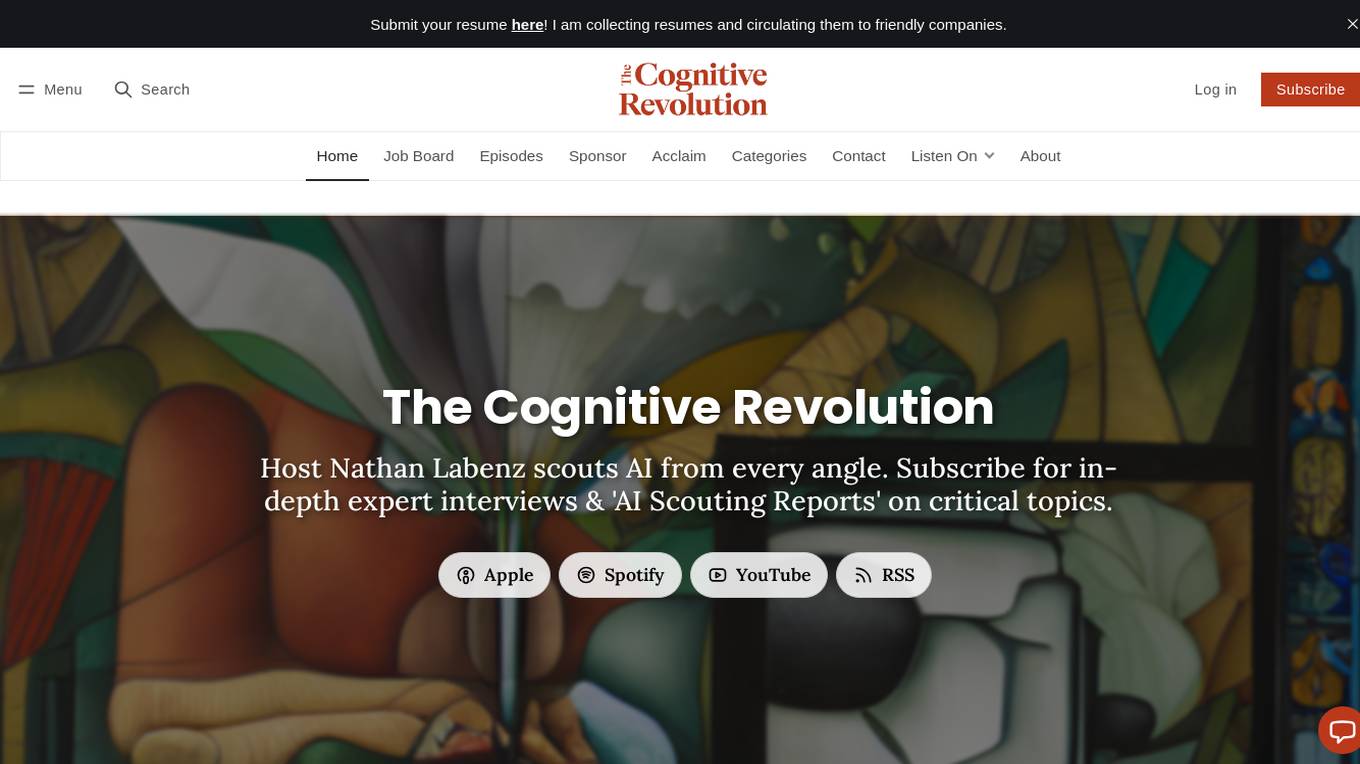 The Cognitive Revolution Screenshot