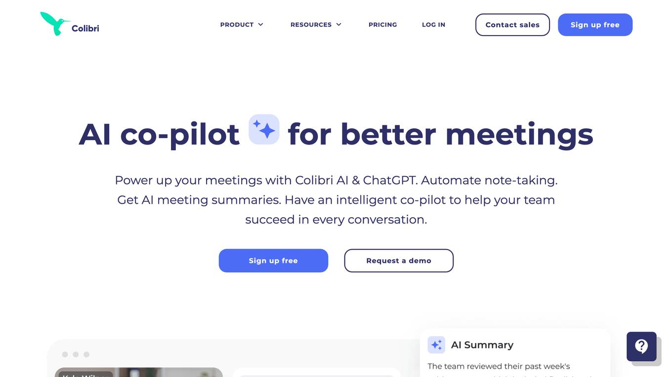 Colibri.ai Screenshot