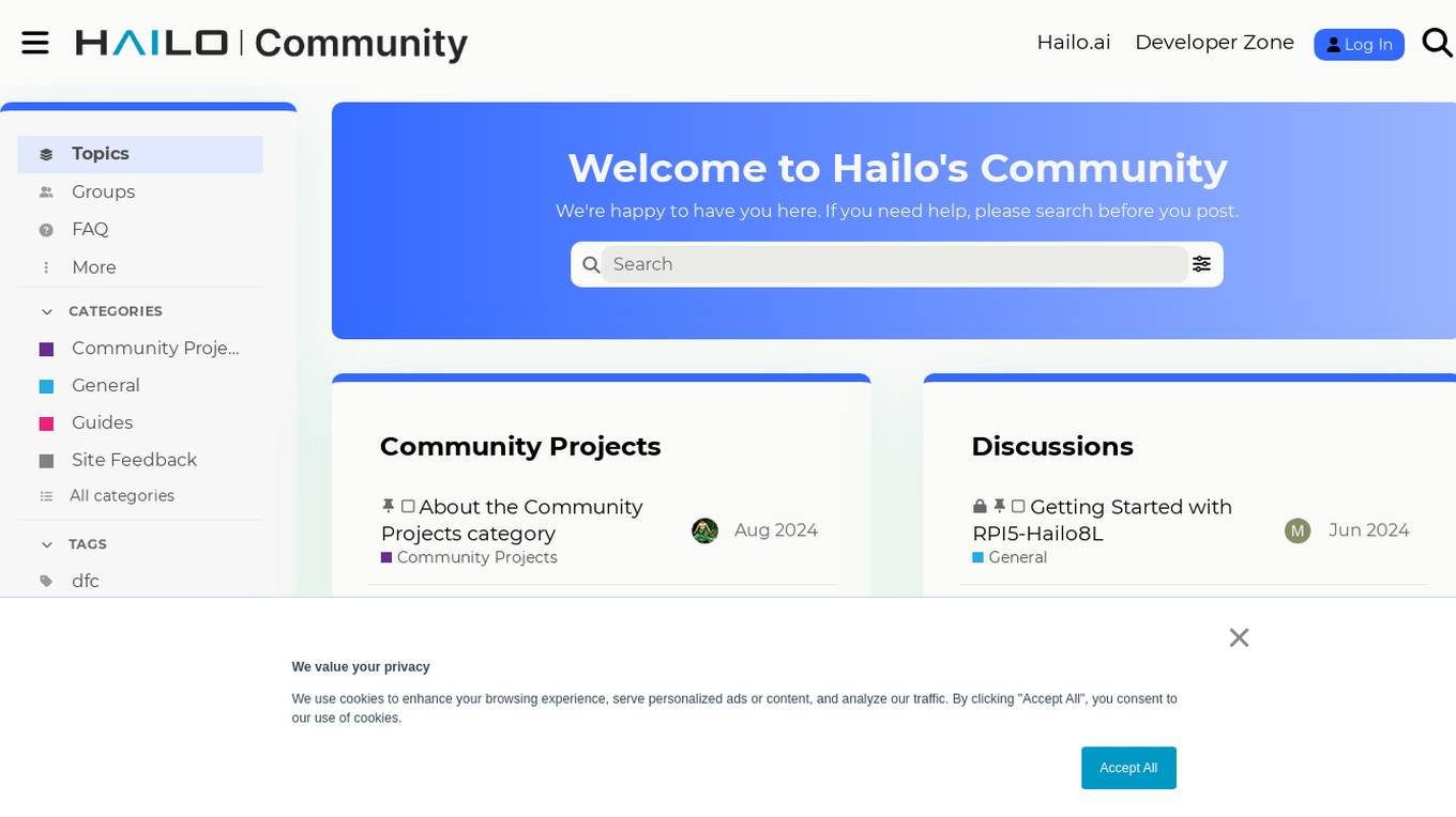 Hailo Community screenshot