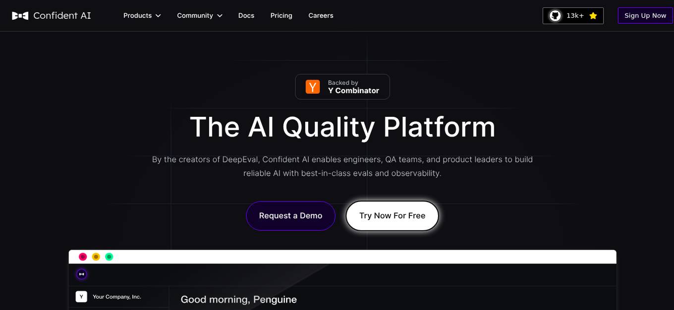 Confident AI Screenshot