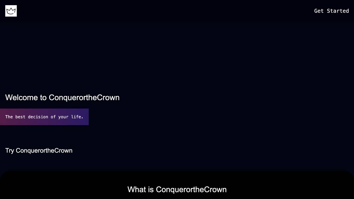 ConquerortheCrown Screenshot