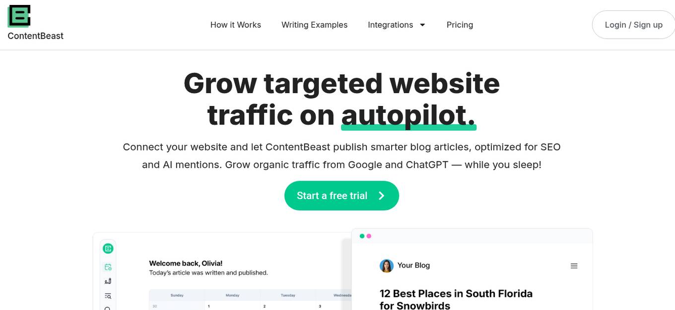 ContentBeast Screenshot