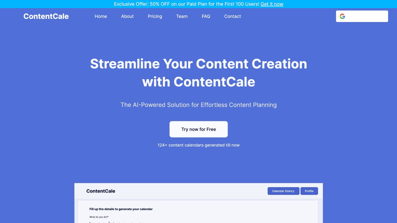 ContentCale screenshot