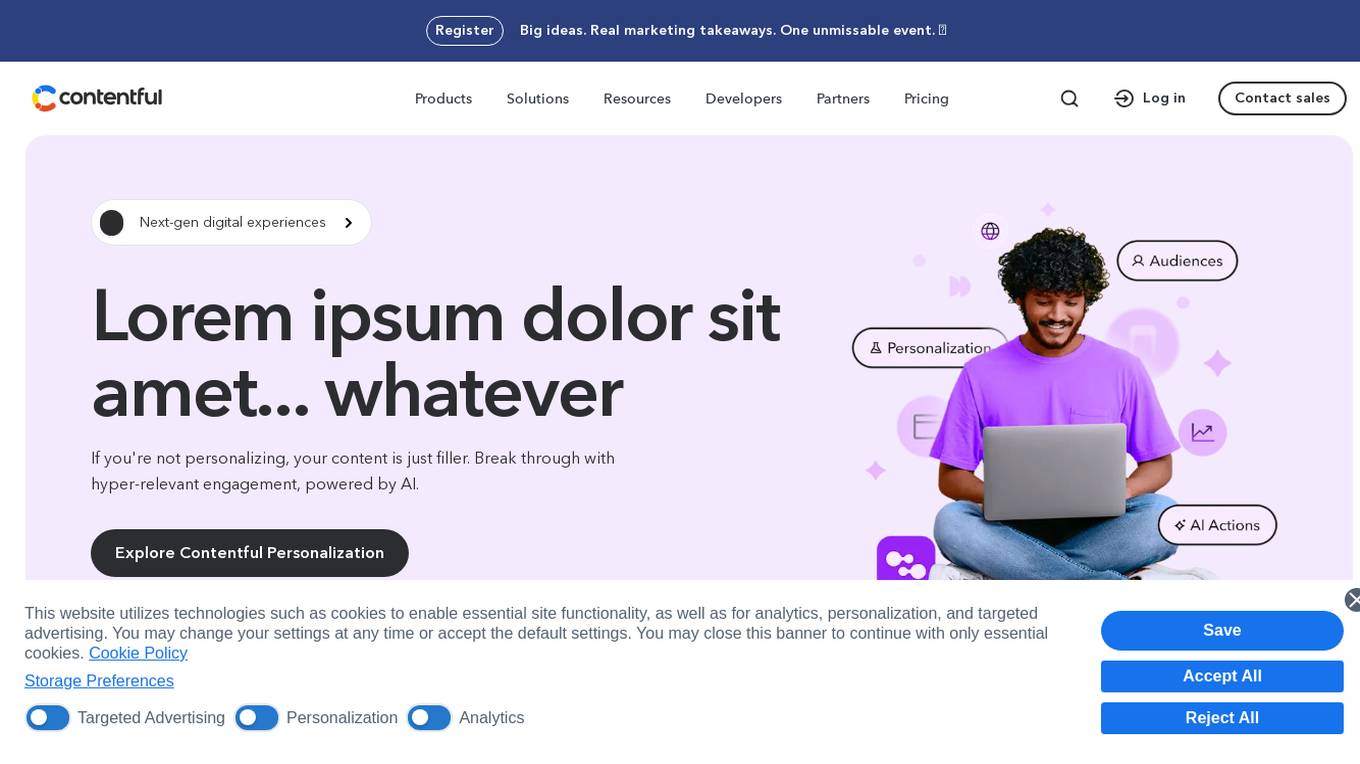 Contentful Screenshot
