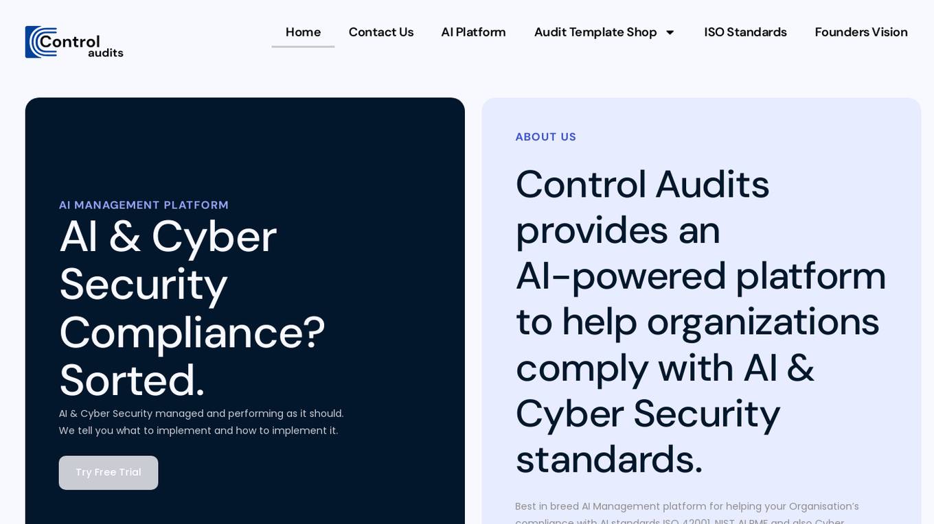 Control Audits screenshot