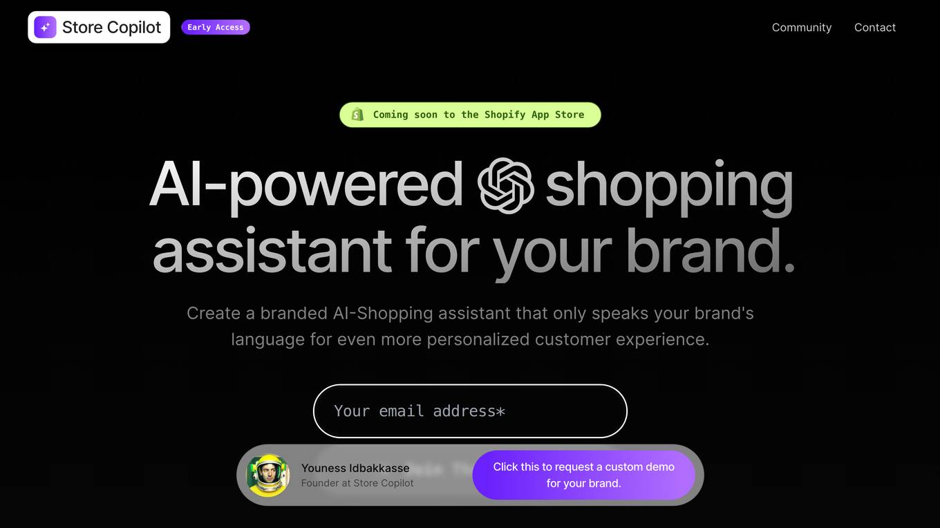 Store Copilot screenshot