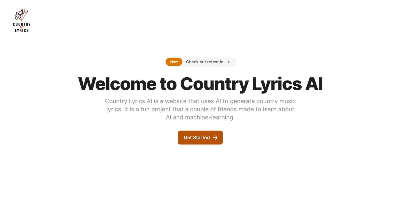 Country Lyrics AI screenshot