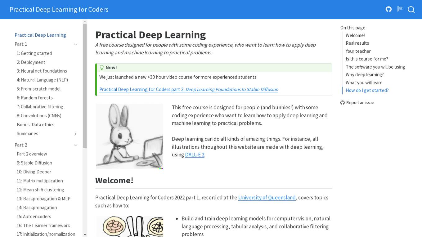 Practical Deep Learning for Coders screenshot