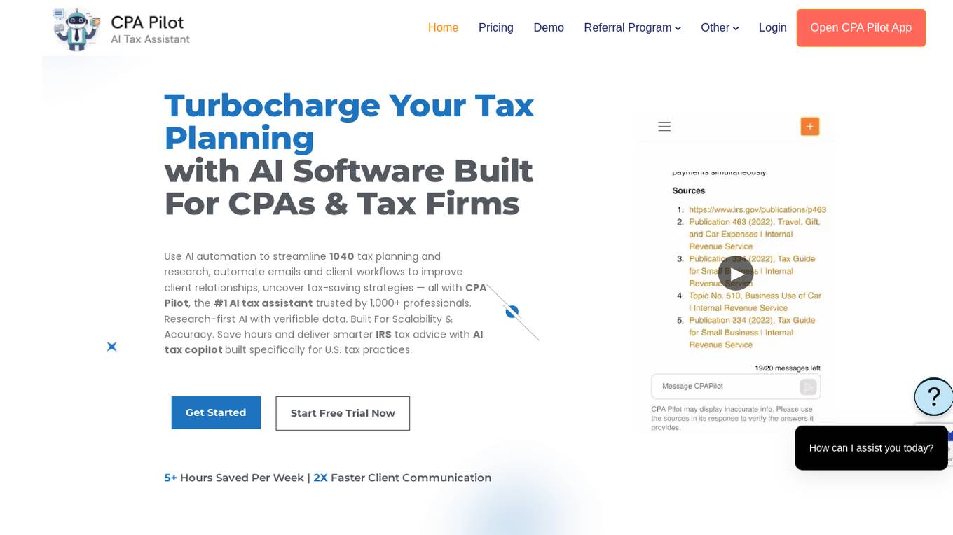 CPA Pilot Screenshot