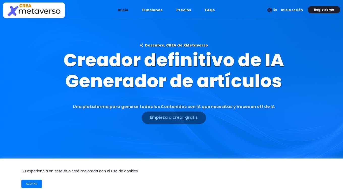 XMetaverso CREA Screenshot