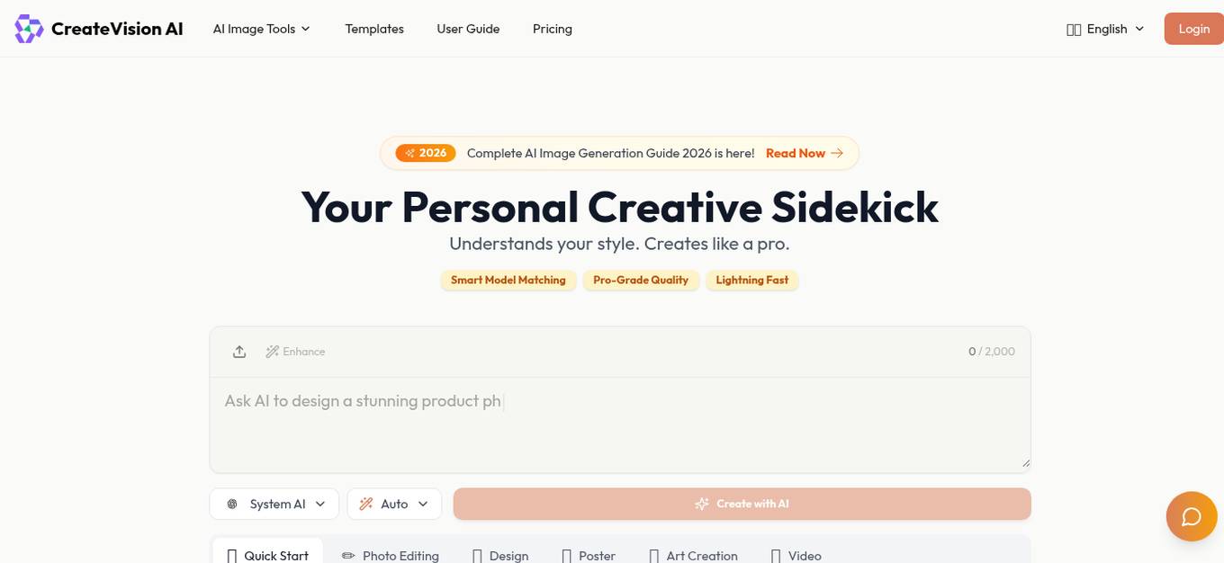 CreateVision AI Screenshot