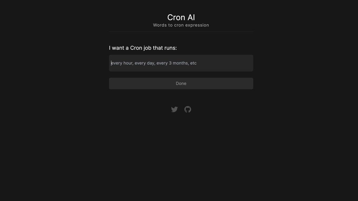 Cron AI screenshot