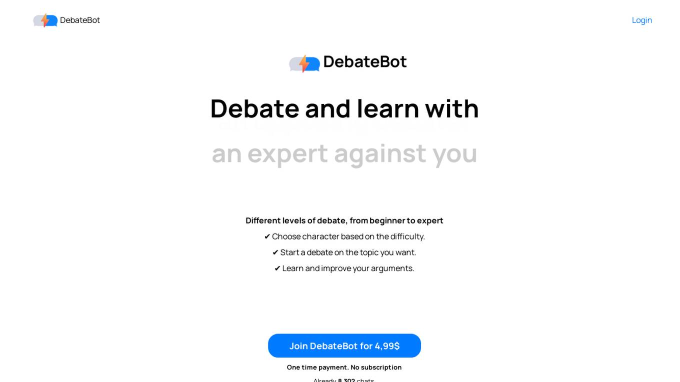 DebateBot Screenshot