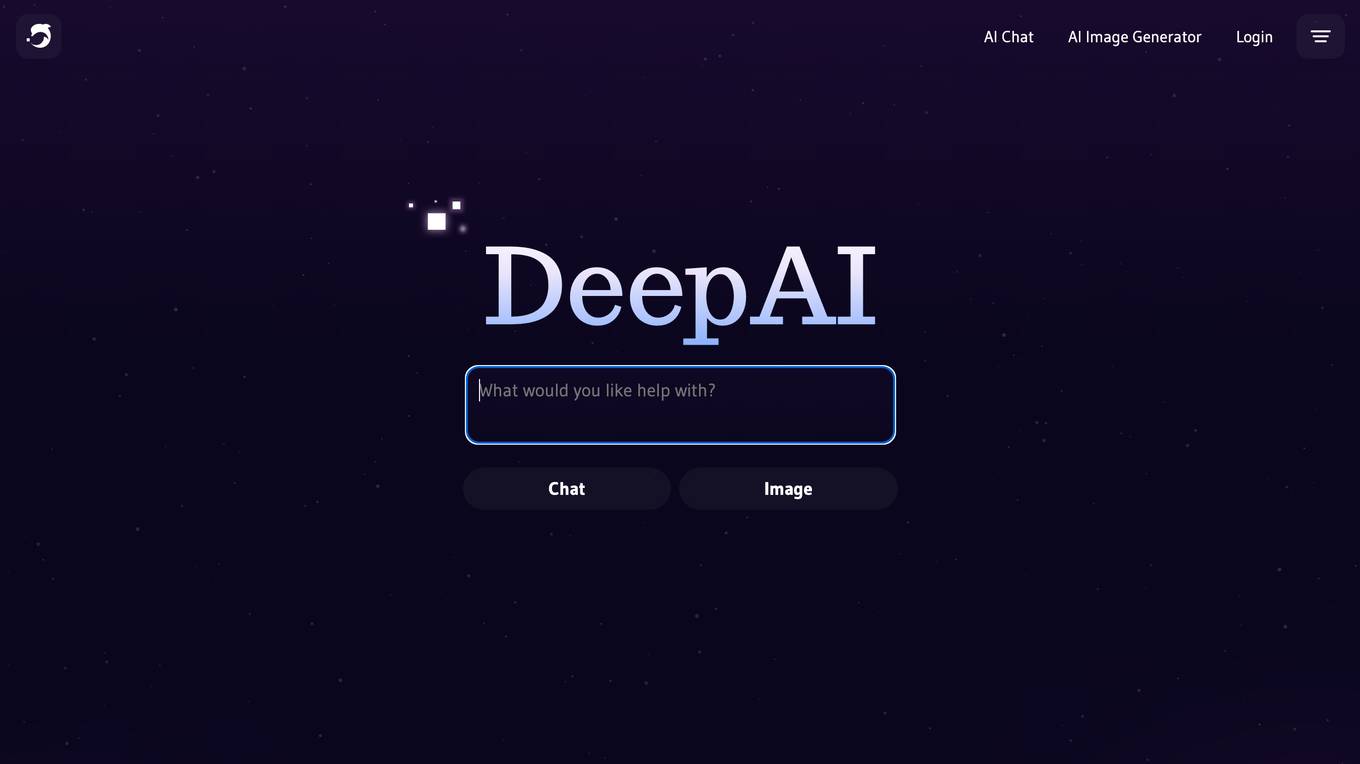 DeepAI Screenshot