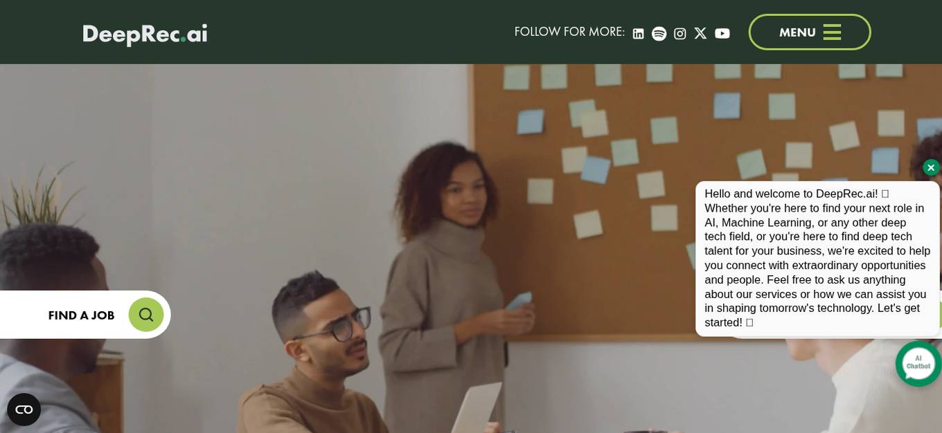 DeepRec.ai Screenshot