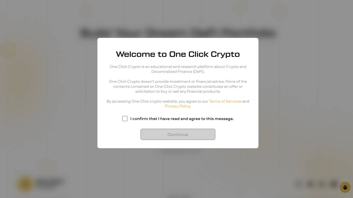 One Click Crypto screenshot