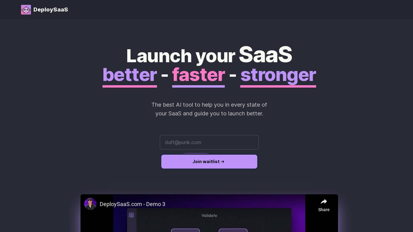 DeploySaaS Screenshot