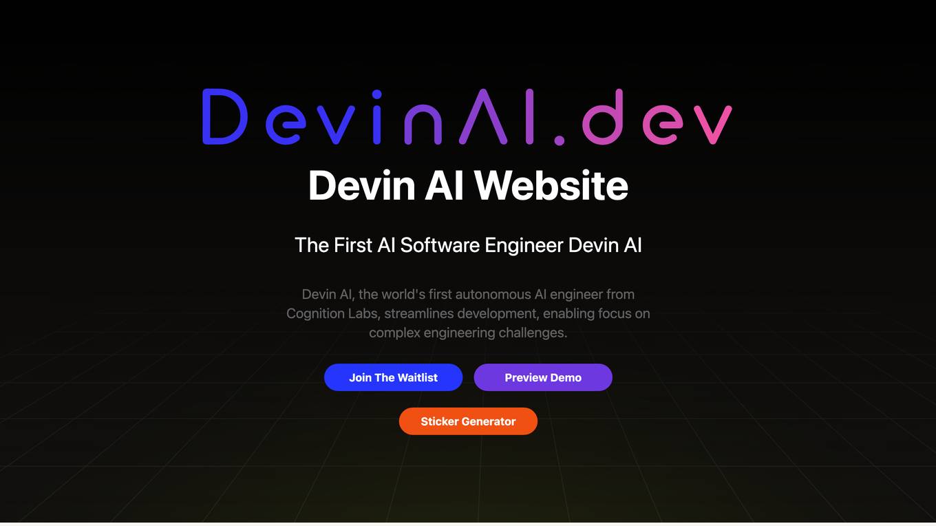 Devin AI screenshot