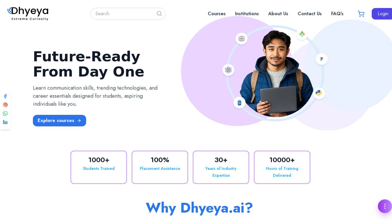 Dhyeya.ai Screenshot