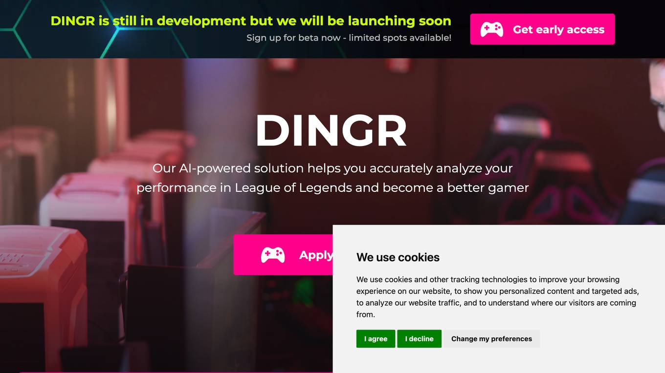 DINGR screenshot