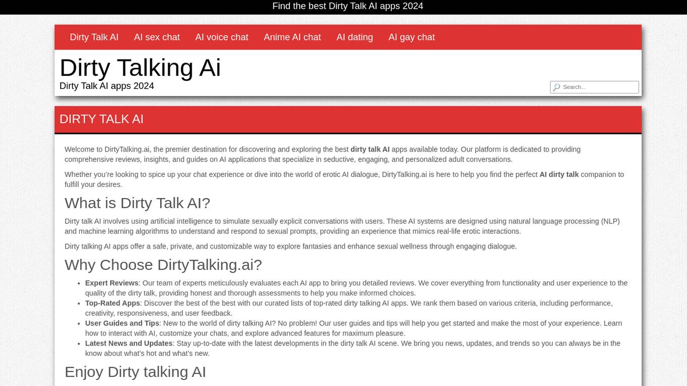 DirtyTalking.ai Screenshot