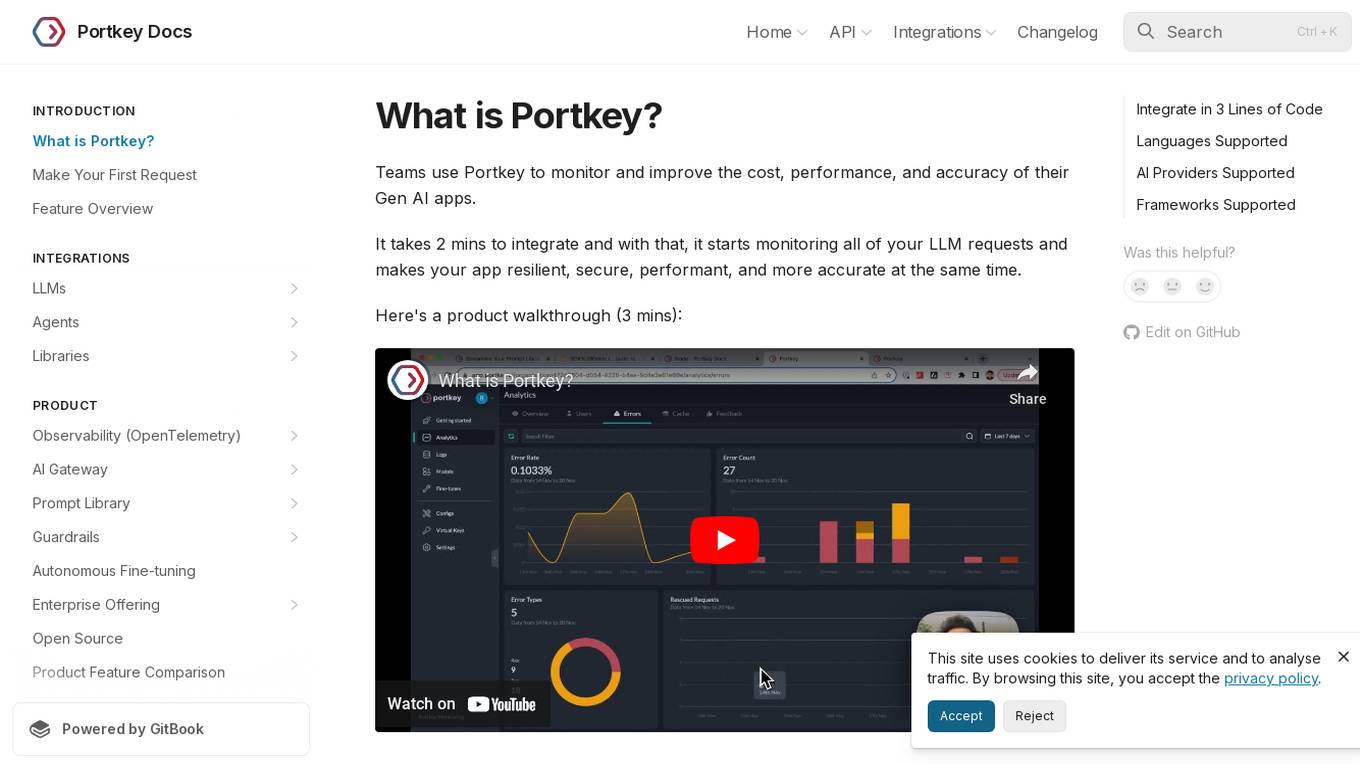 Portkey screenshot