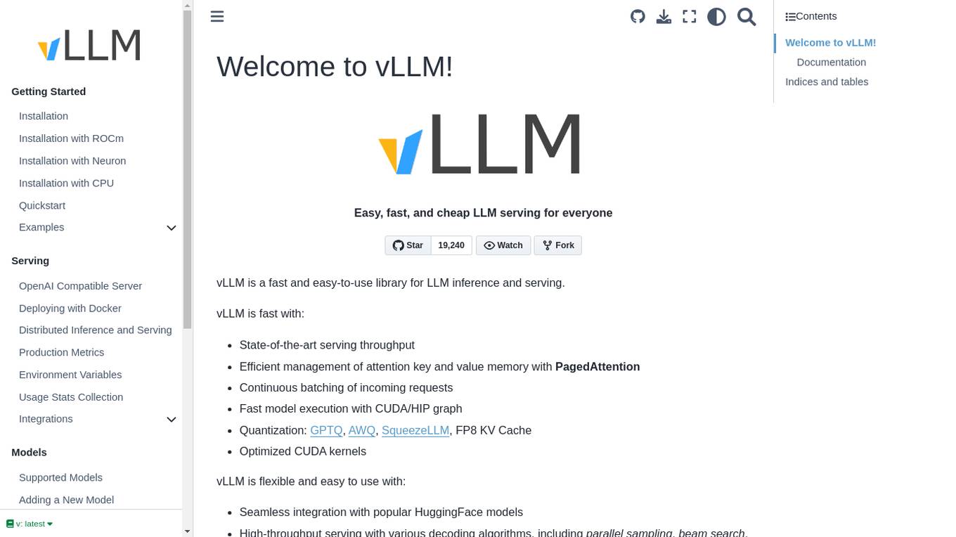 vLLM Screenshot