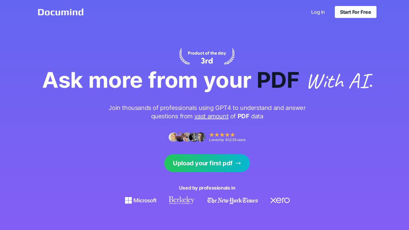 Chat With PDF AI Tool screenshot