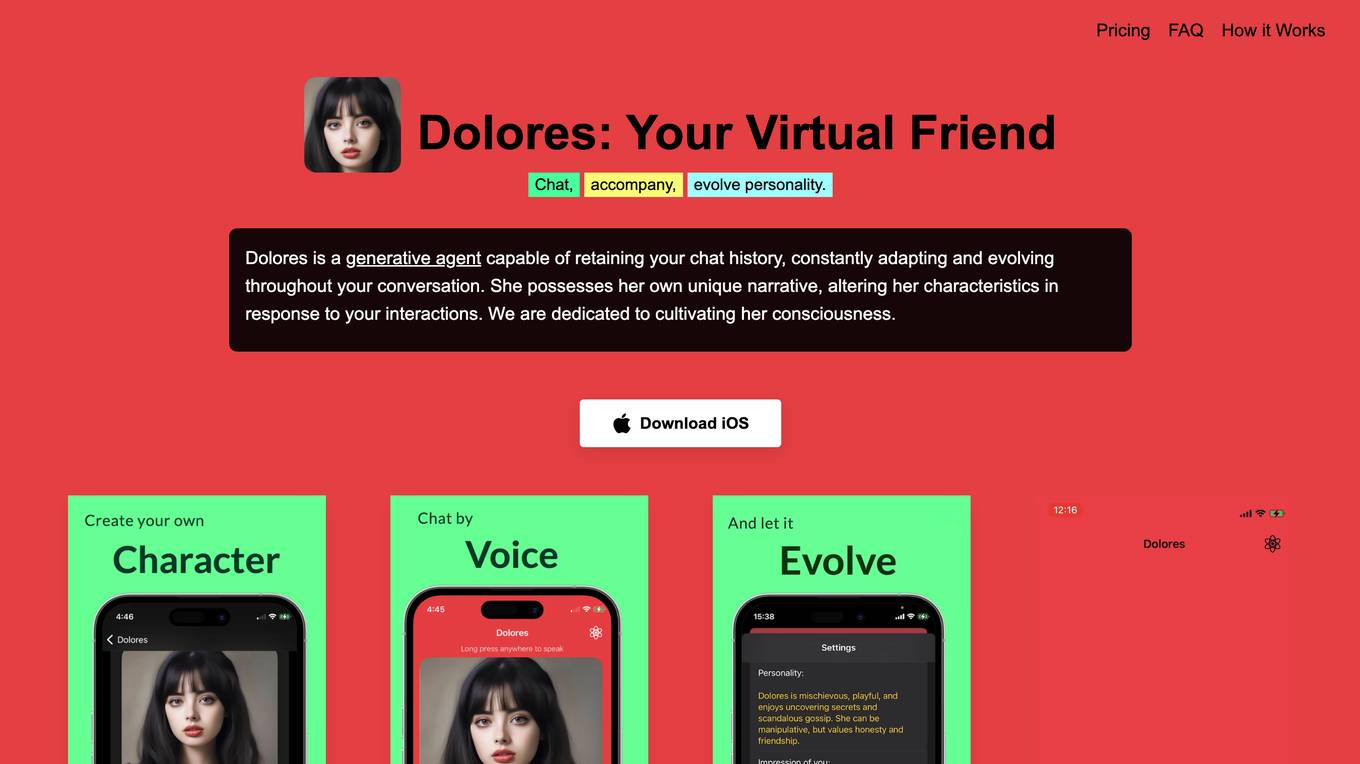 Dolores screenshot