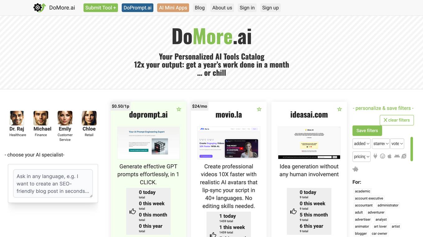 DoMore.ai Screenshot