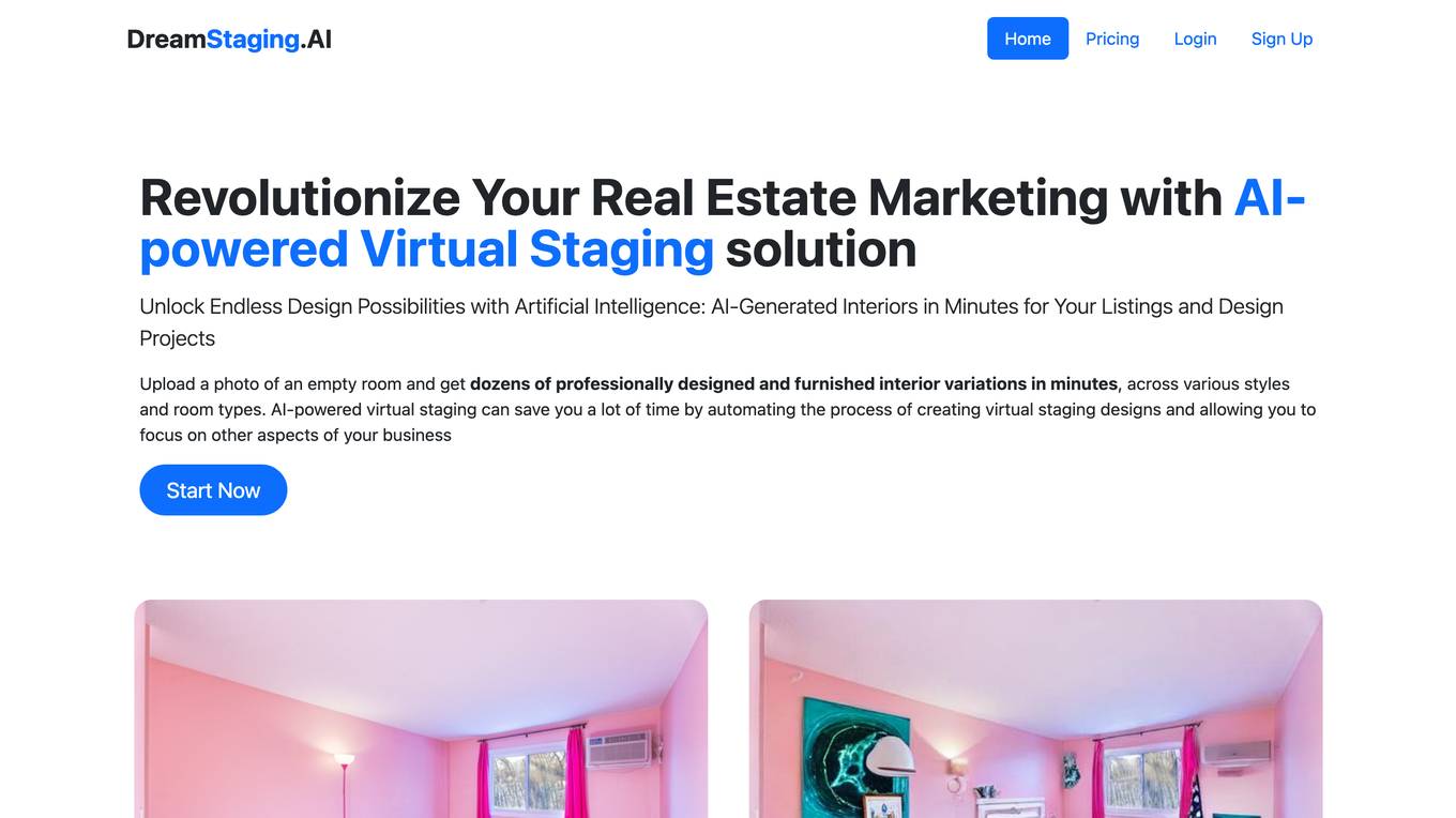 DreamStaging.AI Screenshot