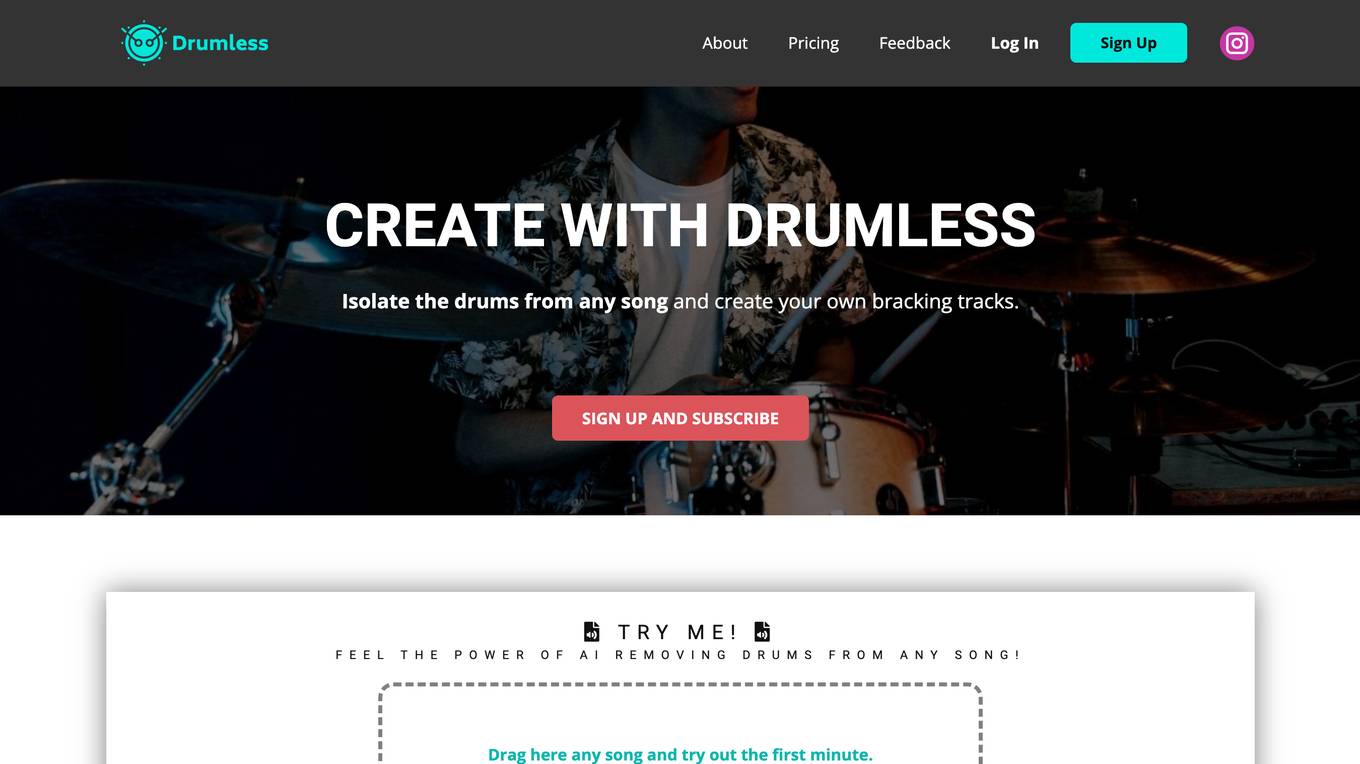 Drumless screenshot