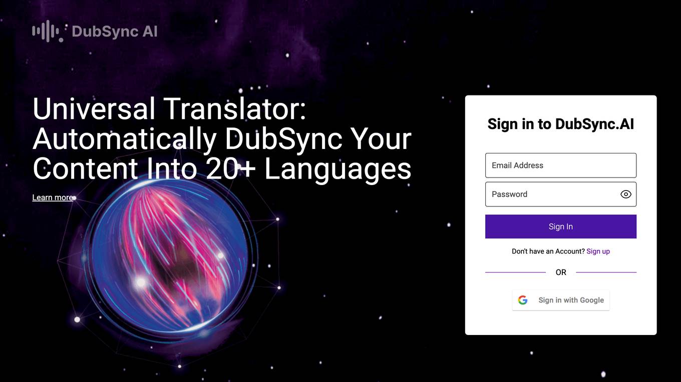 DubSync.AI screenshot