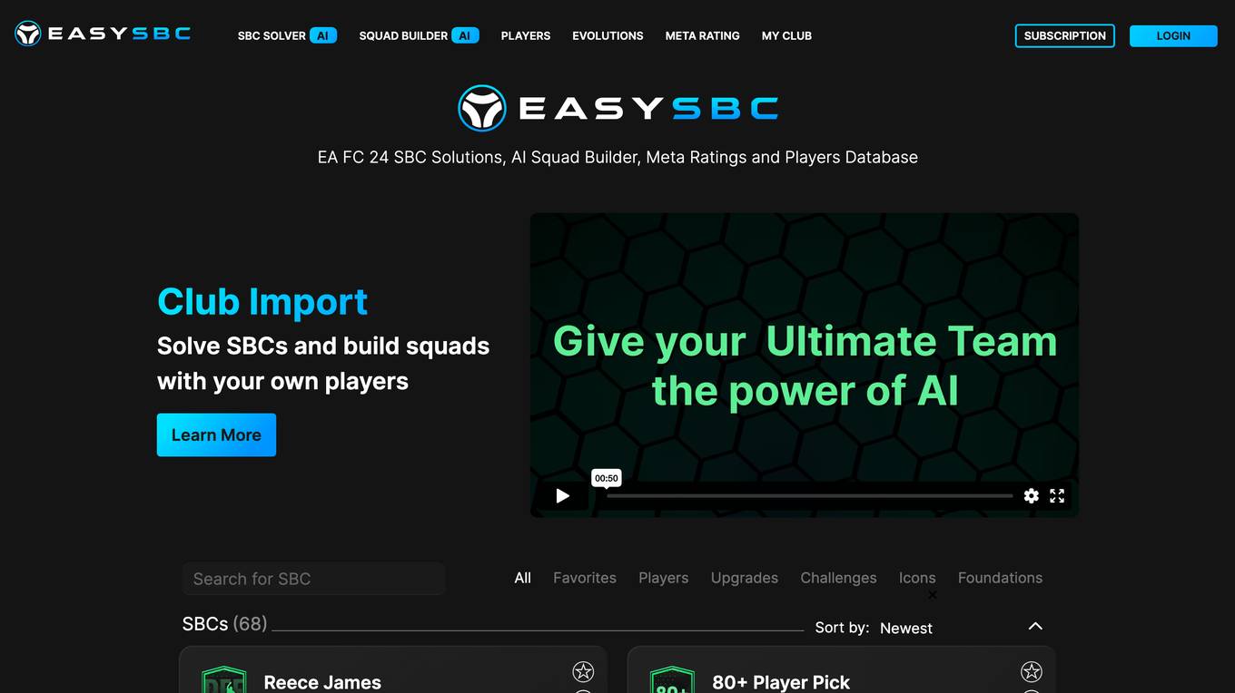 EasySBC screenshot