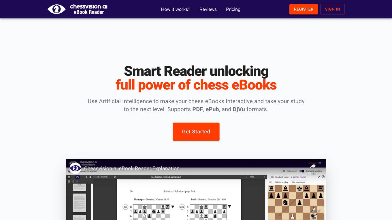 Chessvision.ai eBook Reader screenshot