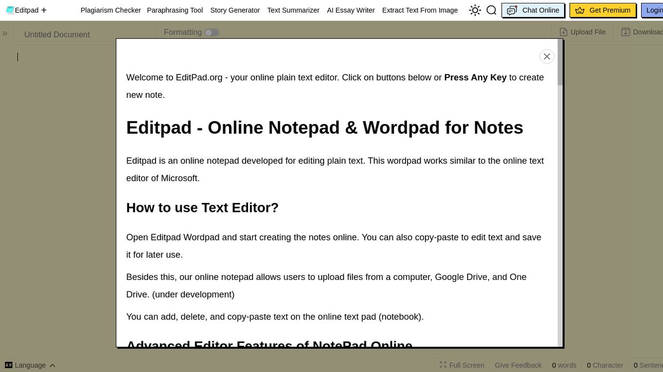 EditPad Screenshot