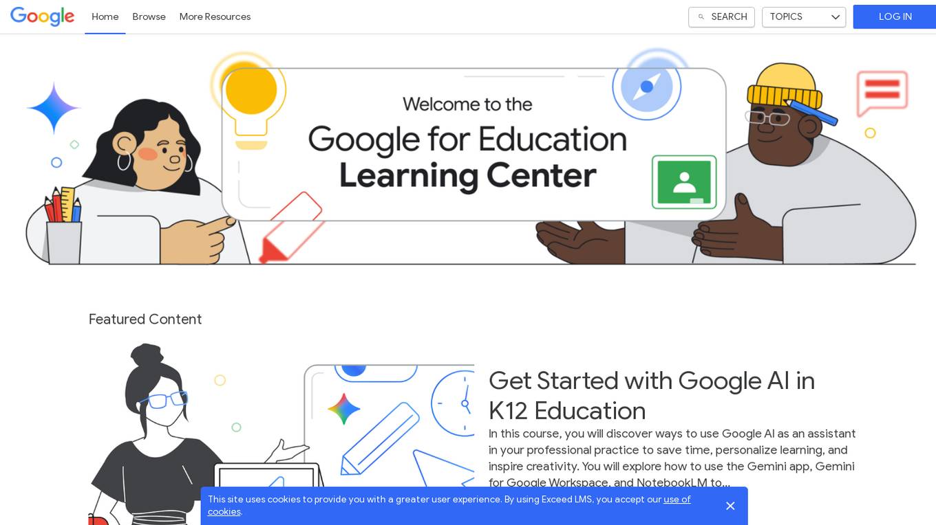 Google for Education Screenshot