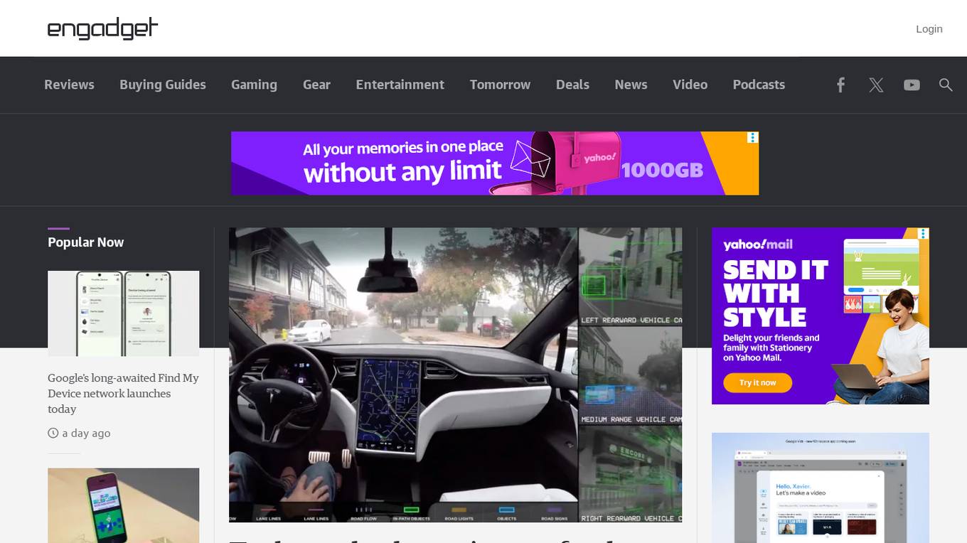 Engadget Screenshot