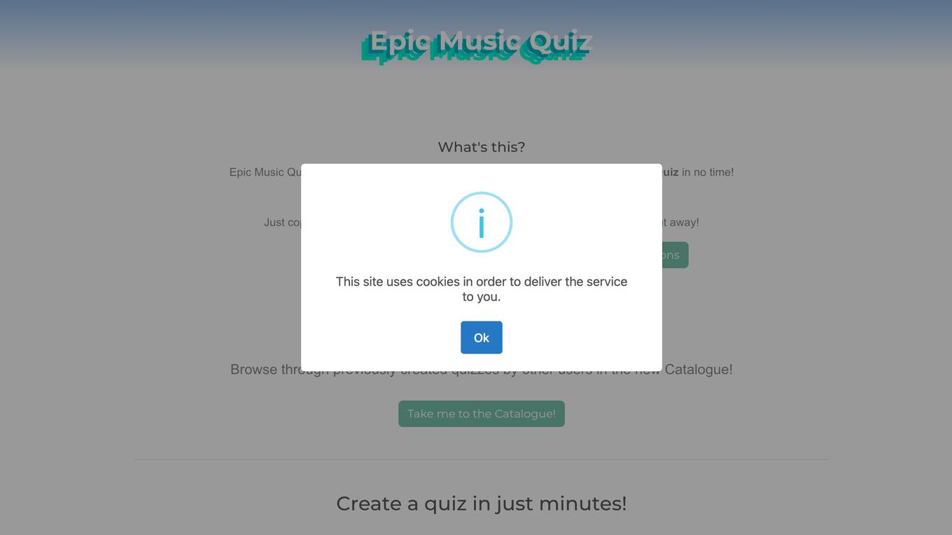 EpicMusicQuiz Screenshot