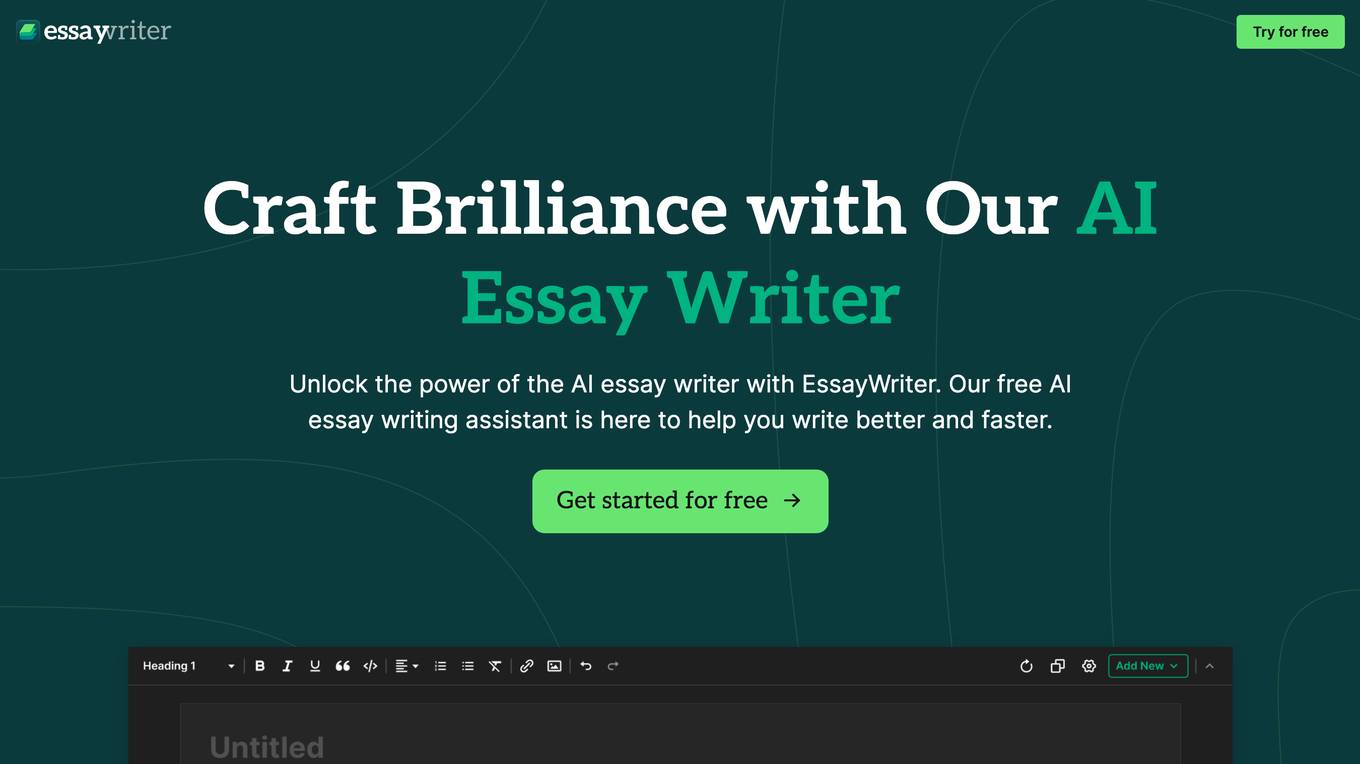 EssayWriter Screenshot