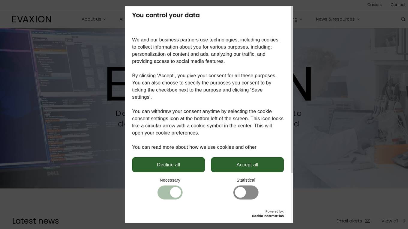 Evaxion Screenshot