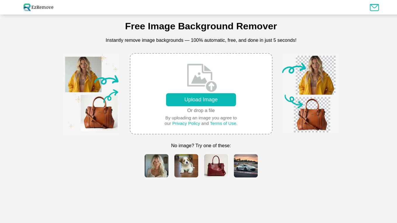 ezremove.ai Screenshot
