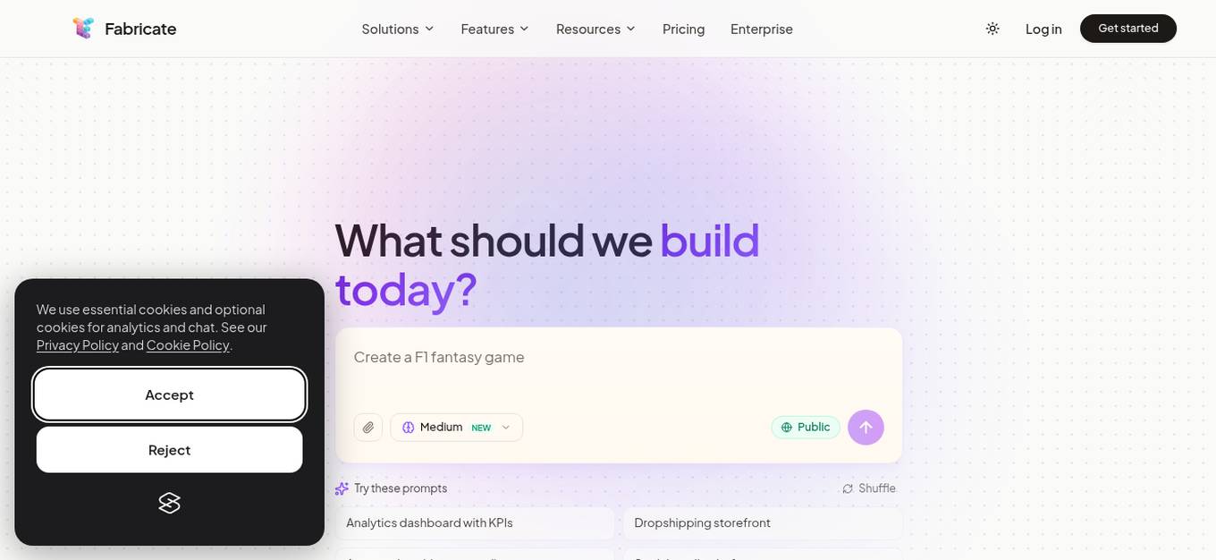 Fabricate Screenshot
