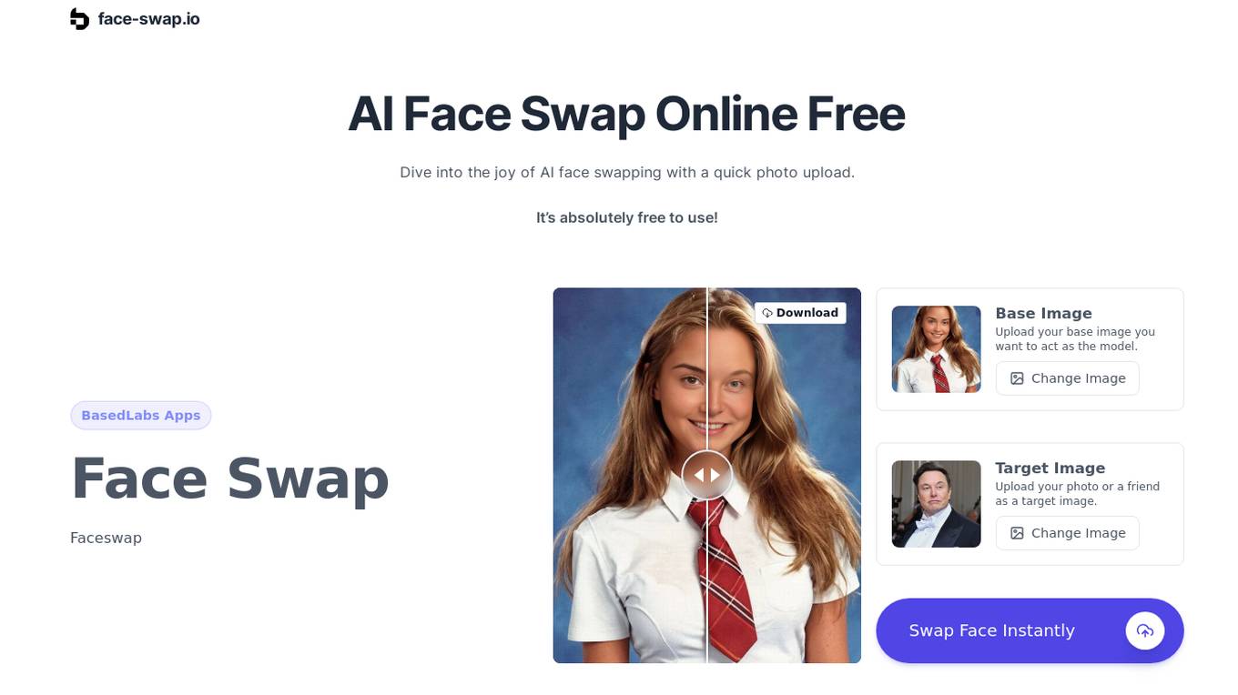 Face-swap.io Screenshot