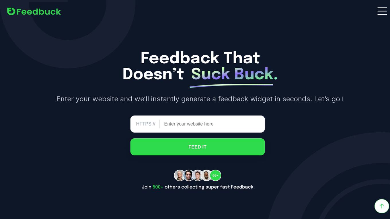 Feedbuck AI Screenshot